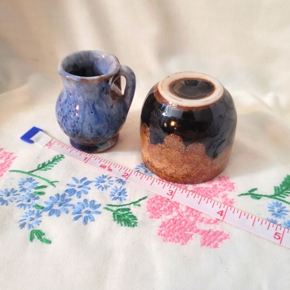 4/$26 Miniature Pottery Jug & Cup - Picture 4 of 5